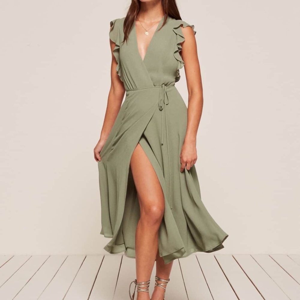Reformation Petite Midi Hillary Dress